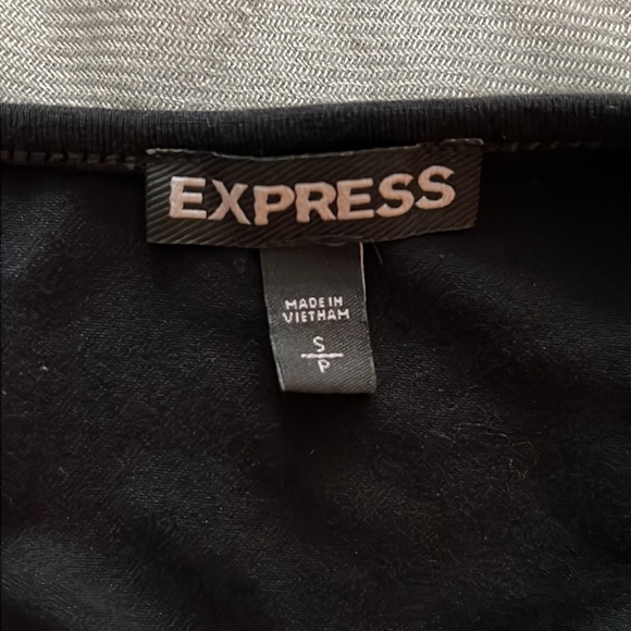 Express black peplum tank top - Picture 3 of 3